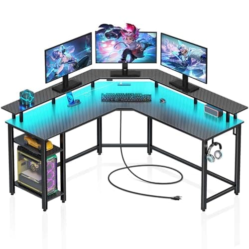 SEVEN WARRIOR L-Shaped Gaming Desk (50.4 inch) - image 1