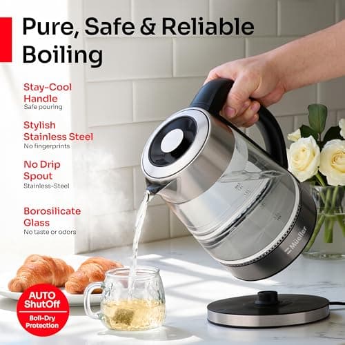 MUELLER HOME Rapid Boil Electric Tea Kettle 1.8L thumbnail 2