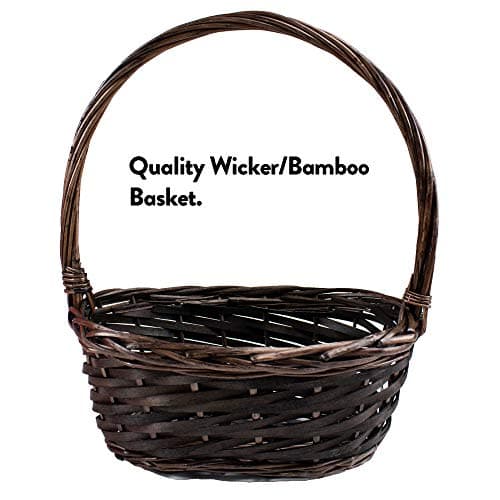 Brown Easter Basket for Kids and Adults (45ct) - Pre-Filled Gift Basket thumbnail 4