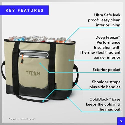Arctic Zone Titan Deep Freeze 30-Can Insulated Tote thumbnail 2
