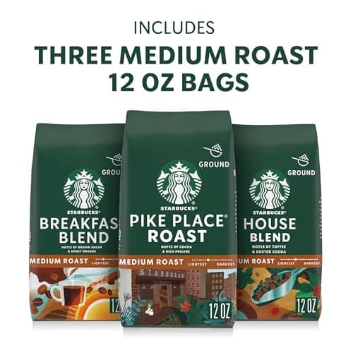 Starbucks Coffee Gift Set, Ground Coffee Sampler (5 Bags) thumbnail 2