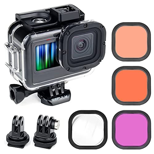 GEPULY Waterproof Housing Case with Dive Filters for GoPro - image 1