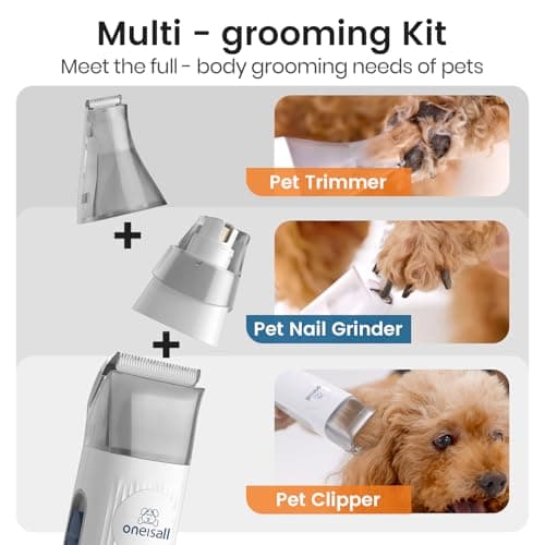 oneisall Dog Grooming Vacuum Kit 7-in-1 thumbnail 5