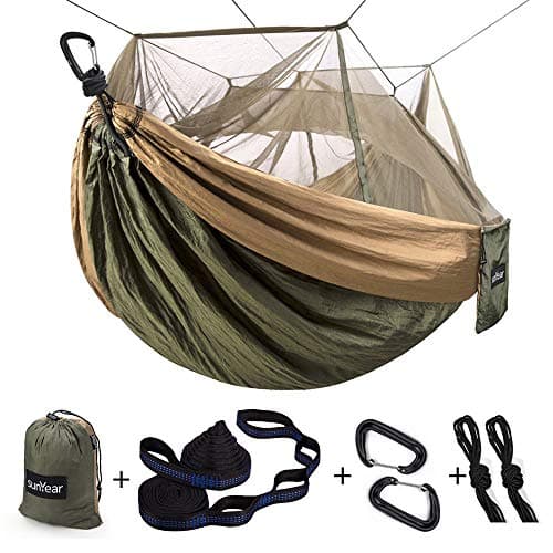 Sunyear Camping Hammock with Mosquito Net - image 1