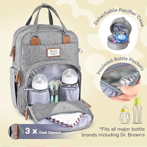 Ruvalino Diaper Bag Backpack thumbnail 3