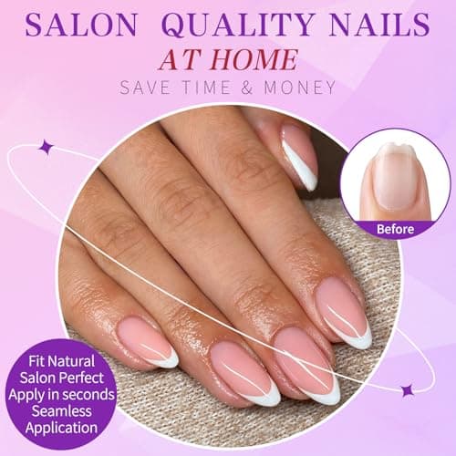 Static Nails Reusable Pop-On Manicure - Blended French Sunset thumbnail 3