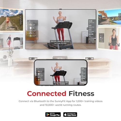 Sunny Health & Fitness SF-T7515 Smart Treadmill thumbnail 3