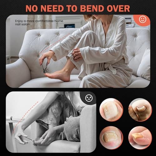 Bezox Thick Toenail Clippers for Seniors thumbnail 2