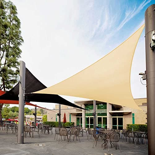 Sunshade Depot 18' x 18' x 18' Triangle Heavy Duty Sun Shade Sail - image 1