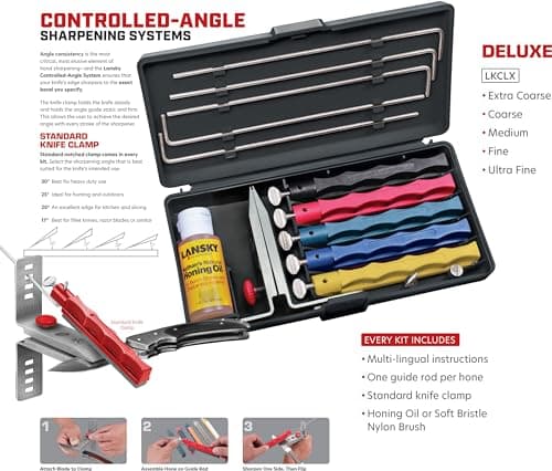 Lansky Deluxe 5-Stone Sharpening System thumbnail 2