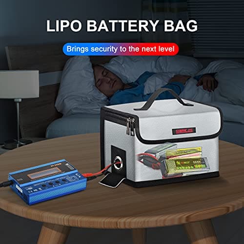 STARTRC LiPo Battery Fireproof Explosionproof Storage Bag (21.5 x 15 x 14cm) thumbnail 4