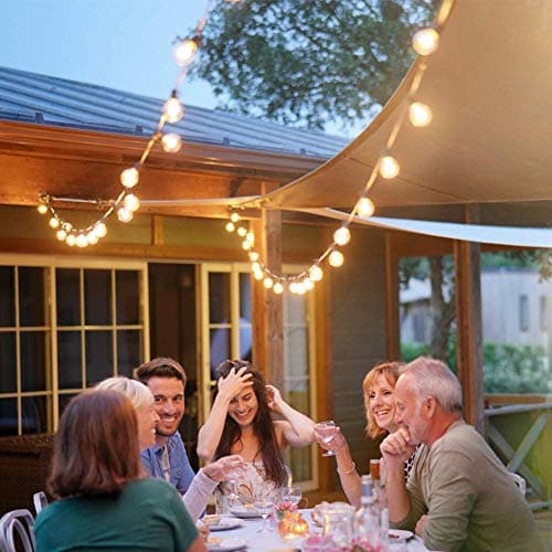 Newpow Outdoor String Lights 48ft LED thumbnail 3