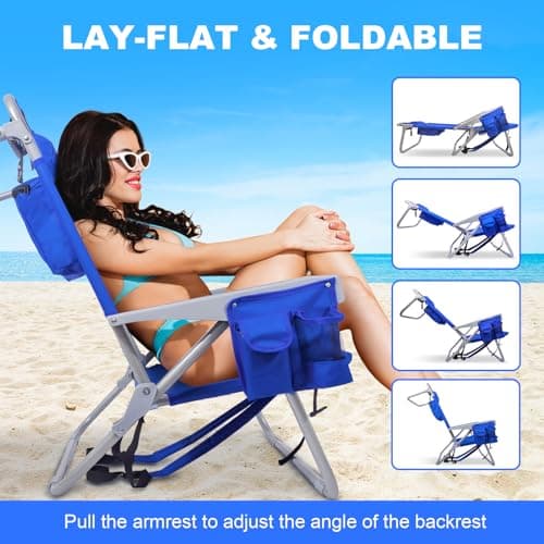 Yestomo Heavy Duty Backpack Beach Chair thumbnail 4