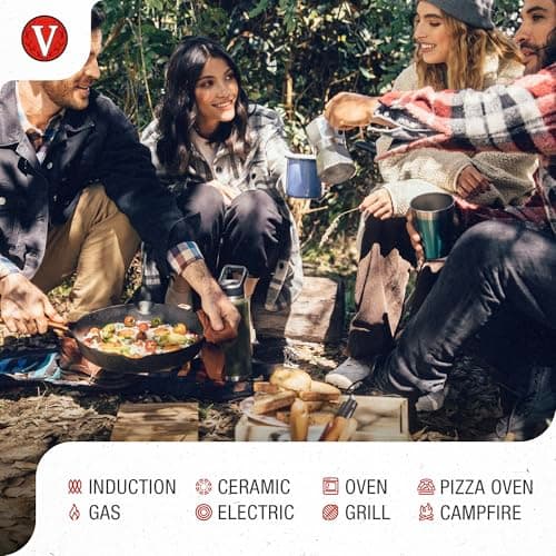 Victoria 12-Inch Cast Iron Skillet with Long Handle thumbnail 3