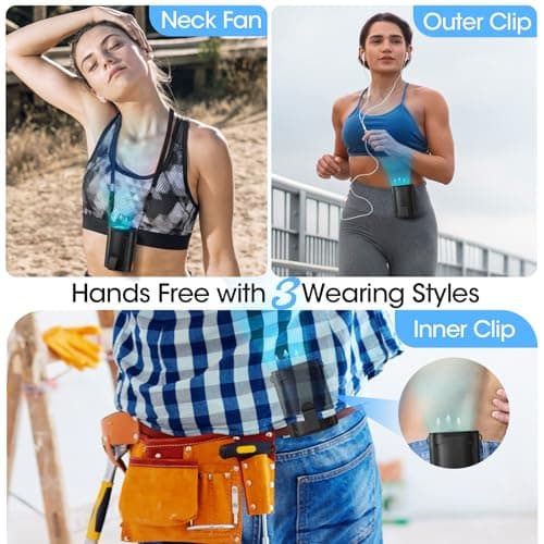 Heelkl 2026 AI Portable Waist/Neck Fan thumbnail 4