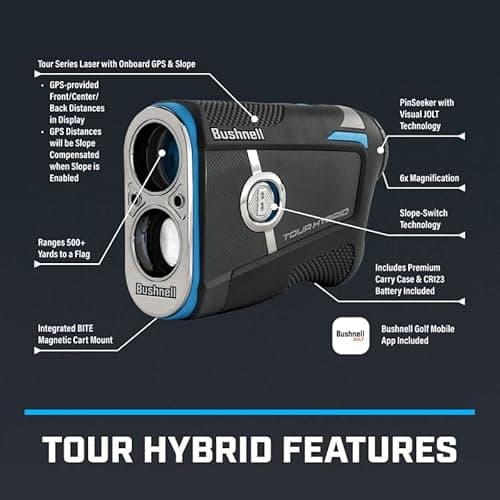 Bushnell Golf Tour Hybrid GPS Laser Rangefinder thumbnail 2