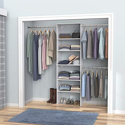 ClosetMaid SuiteSymphony Wood Closet Organizer Kit with 3 Drawers (6-10 Ft.) thumbnail 2