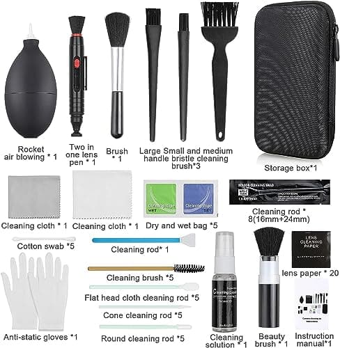 Zacro 18-in-1 Professional Camera Cleaning Kit thumbnail 2