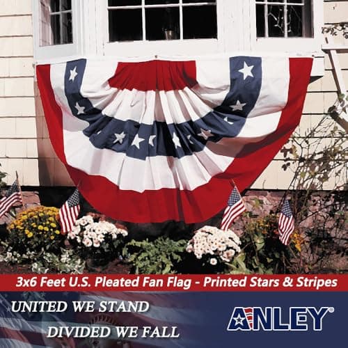 Anley Patriotic Bunting Banner 3-Pack 6 ft thumbnail 2