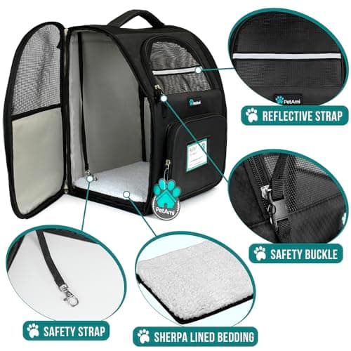 PetAmi Deluxe Pet Carrier Backpack thumbnail 4