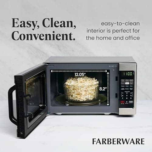 Farberware FMO07AHTBKE 0.7 Cu Ft 700W Countertop Microwave thumbnail 5
