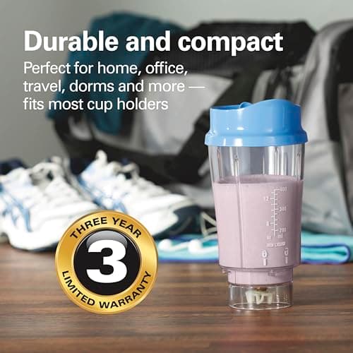 Hamilton Beach Personal Blender with Travel Lid thumbnail 5