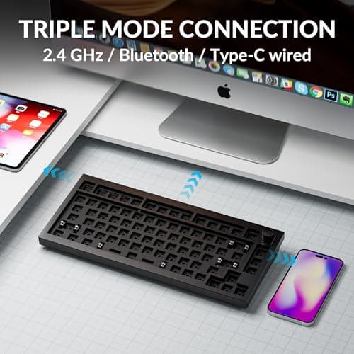 Keychron Q1 Max QMK/VIA Wireless Mechanical Keyboard (Gateron Jupiter Brown) thumbnail 2