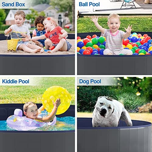 Niubya Foldable Dog Swimming Pool (72 Inch) thumbnail 4