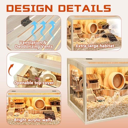 PROLEE Hamster Cage with Acrylic Sheets thumbnail 5