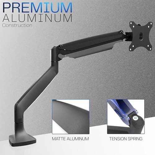 VIVO Premium Gas Spring Single Monitor Arm (STAND-V001Q) thumbnail 3
