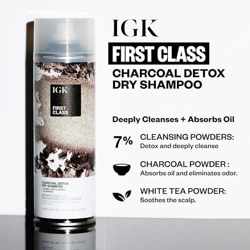 IGK First Class Charcoal Detox Dry Shampoo thumbnail 2