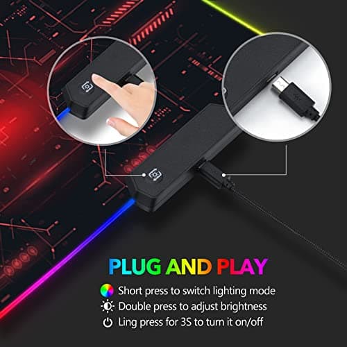 AIMSA Large RGB Gaming Mouse Pad (35.4" x 15.8") thumbnail 5