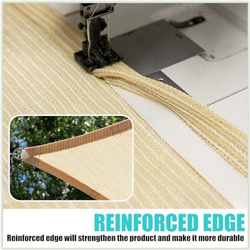 Amgo 12' x 16' Rectangle Sun Shade Sail thumbnail 4
