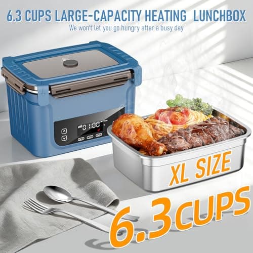 GALOKEO 2026 XL Cordless Electric Lunch Box (6.3-Cup, 20800mAh) thumbnail 2