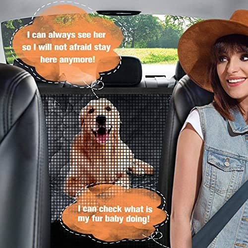 PETICON Dog Car Seat Cover with Mesh Window thumbnail 3
