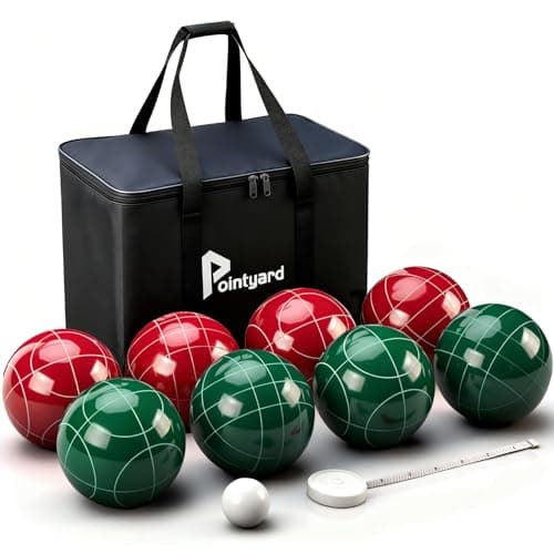 Yard Games Tournament Size 107mm Bocce Ball Set - image 1