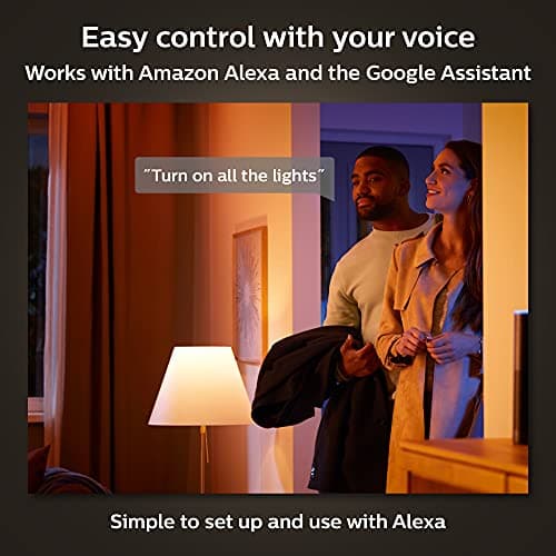 Philips Hue Smart 60W A19 LED Bulb - White and Color Ambiance (2-Pack) thumbnail 3