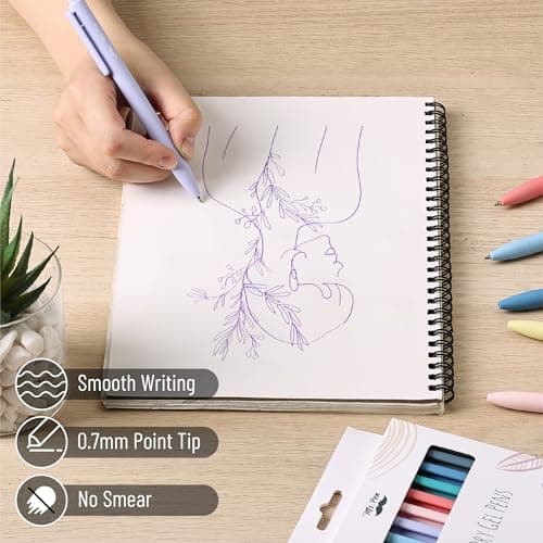 Mr. Pen Retractable Gel Pens, Fast Dry, Assorted Colors, 14-Pack thumbnail 3