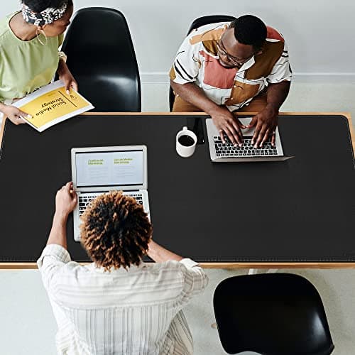 CENNBIE Extra Large Leather Desk Mat (39.3" x 19.6") thumbnail 4