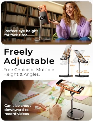 LISEN Cell Phone Stand - Height Adjustable thumbnail 2