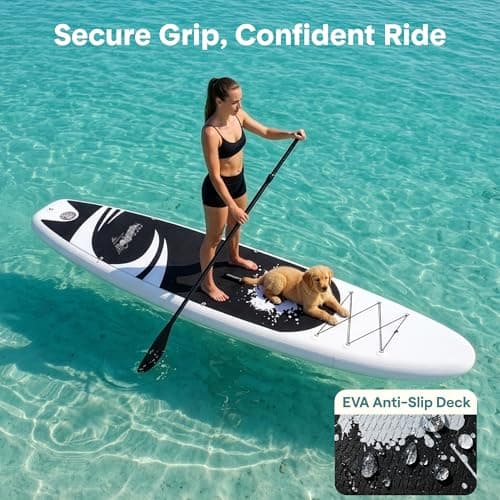 SereneLife Inflatable Stand Up Paddle Board thumbnail 4