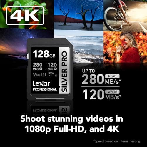 Lexar Professional SILVER PRO SDXC UHS-II V60 128GB thumbnail 2