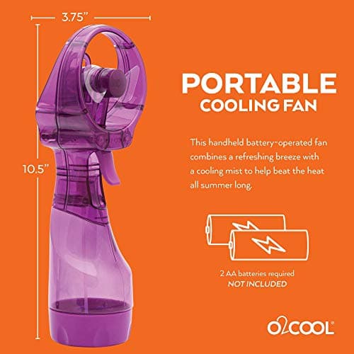 O2COOL Deluxe Battery Operated Misting Fan thumbnail 5