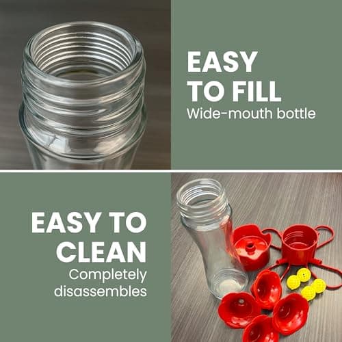 Perky-Pet Our Best Glass Hummingbird Feeder (30 oz) thumbnail 5