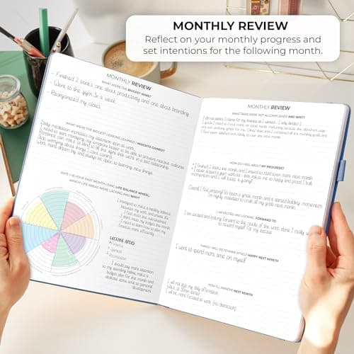 Clever Fox Planner PRO Hourly, Undated Weekly & Monthly, Dark Blue thumbnail 5