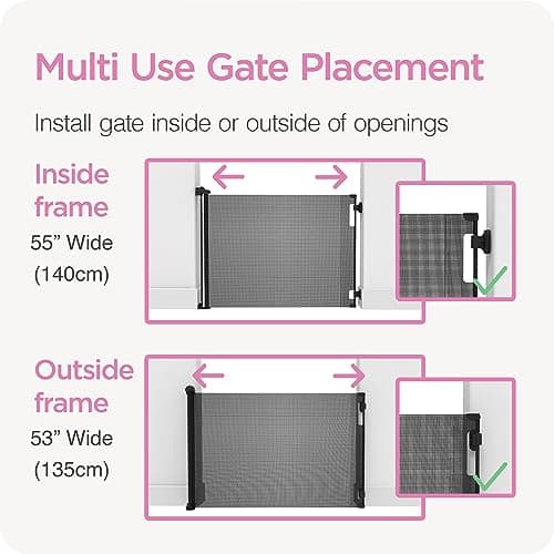 Perma Child Safety Retractable Baby Gate thumbnail 5