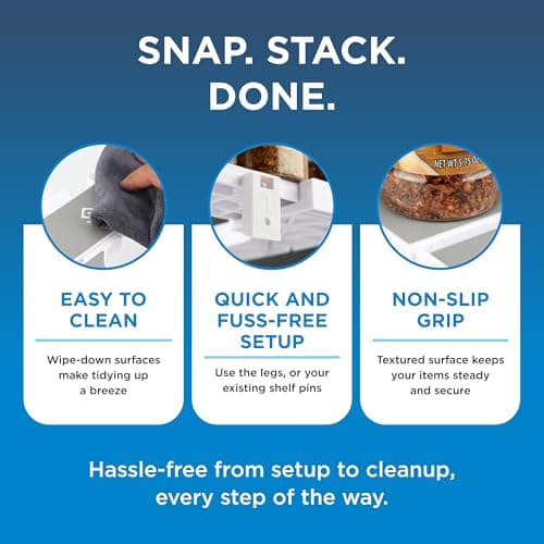 Spicy Shelf 3.0 Expandable 2-Tiered Spice Rack Organizer thumbnail 5