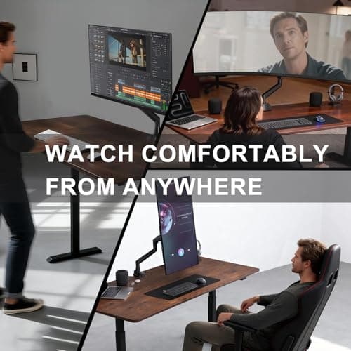 WALI Heavy Duty Single Monitor Arm, Ultrawide Gas Spring thumbnail 3