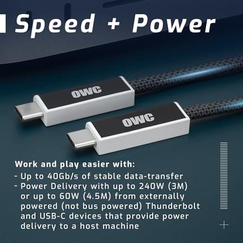 OWC Thunderbolt 4 / USB4 Active Cable (3.0m) thumbnail 2