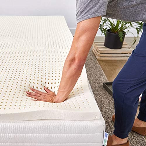 Sleepymoon Cooling Latex Mattress Topper 3-Inch thumbnail 2